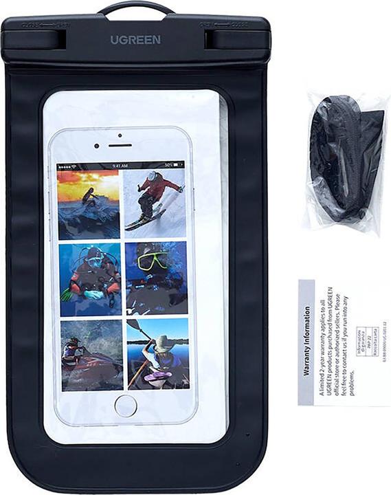 Actual product image Ugreen Waterproof case for phone / smartphone LP716, IPX8 (Universal)