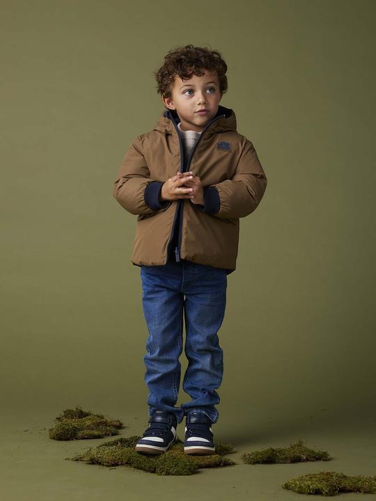 Actual product image Vertbaudet The UNVERWÜSTLICHE, robust boys' jeans with stretch waistband WATERLESS (98)