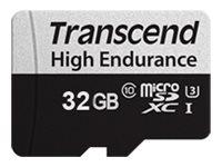 Produktbild Transcend 350V - Flash-Speicherkarte (SD-Adapter inbegriffen) (32 GB, microSDHC, U1, UHS-I)