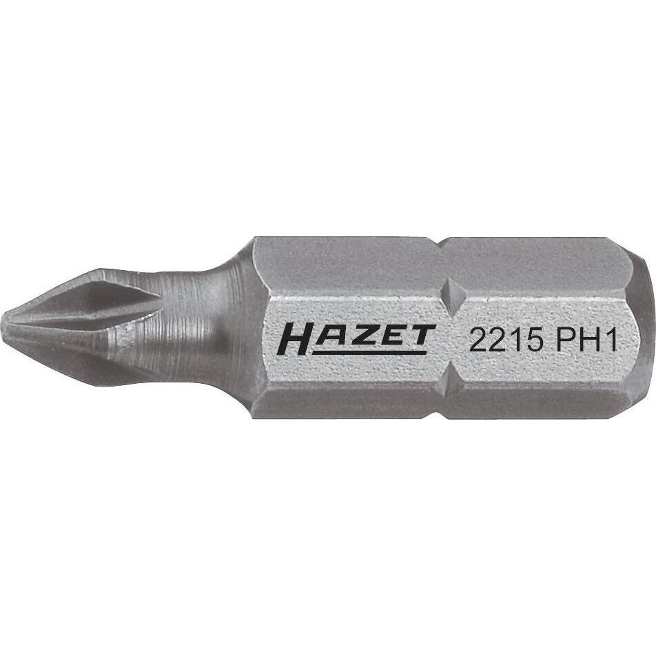HAZET, Bits, Bit 2215-PH4 ∙ Sechskant6,3 (1/4 Zoll) ∙ Kreuzschlitz Profil PH ∙ PH4 (Kreuz Phillips PH M4)