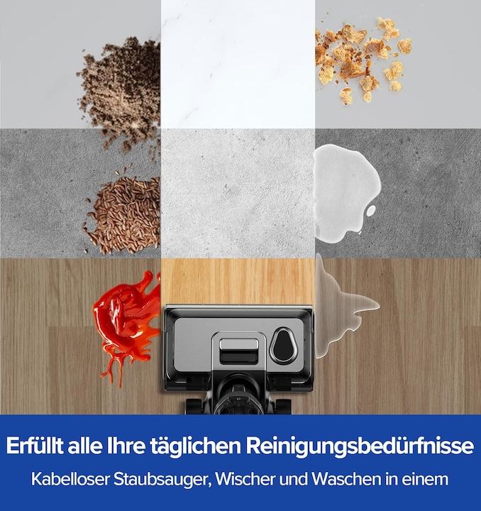 Produktbild Redkey W13 Nass Trockensauger mit Selbstreinigung & Selbsttrocknend, 200W, 17.5 kPa