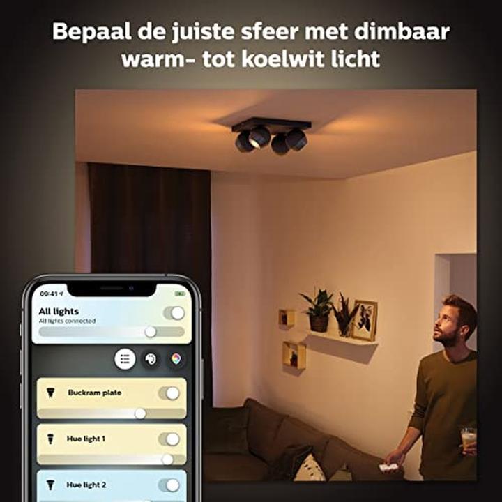 Actual product image Philips Hue Buckram Basic BT (1400 lm, GU10)