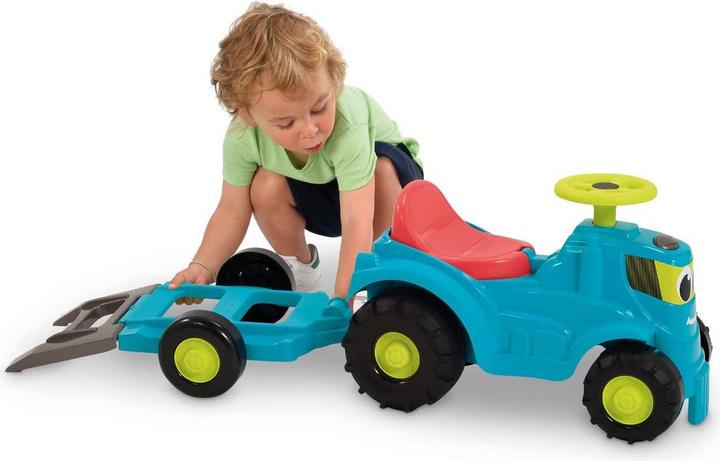 Produktbild Ecoiffier Traktor mit Anhänger und Rasenmäher