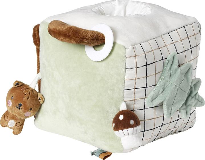 Image du produit Vertbaudet Cube d'activités bébé en tissu FORÊT VERTE