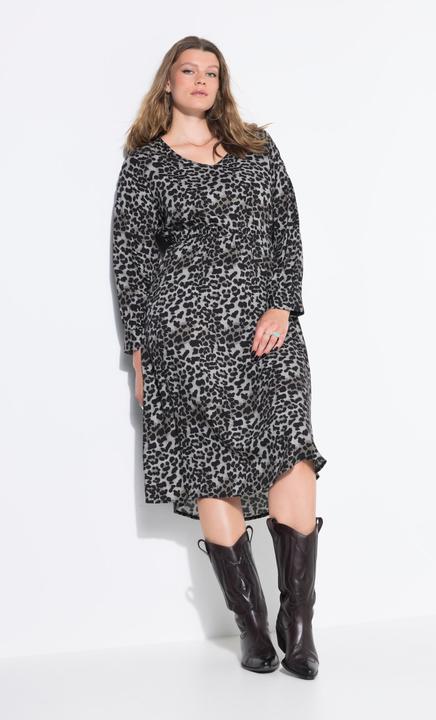 Produktbild Studio Untold Midikleid, A-Linie, Leo, elastische Taille (46, 48)