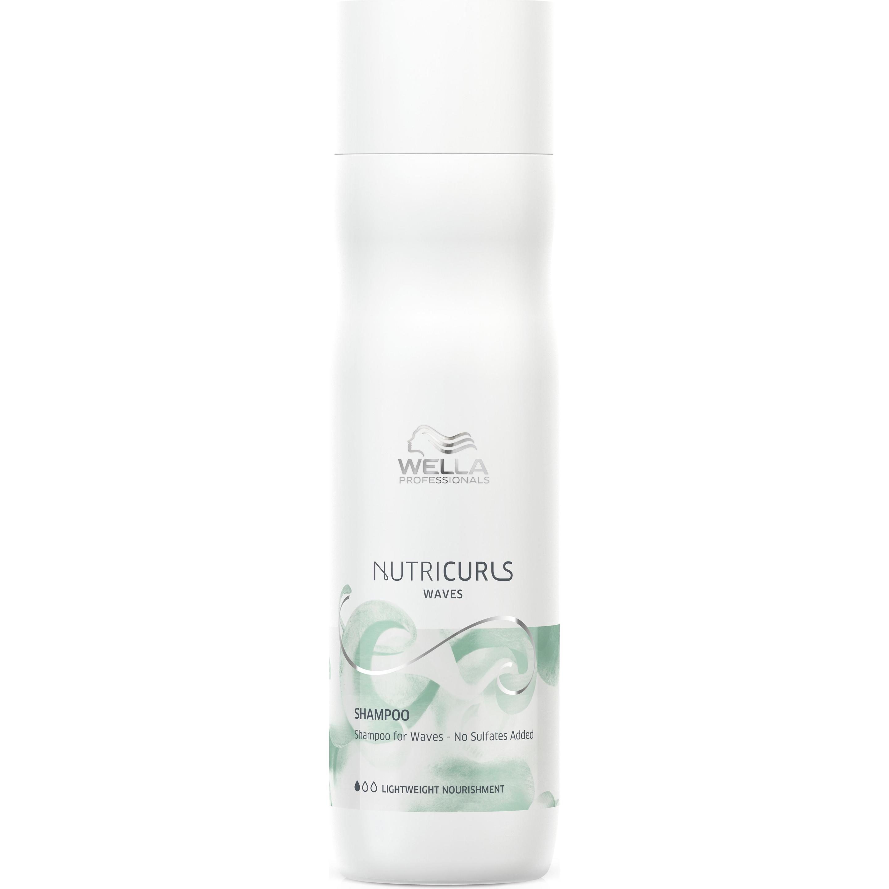 Wella, Shampoo, Nutricurls Waves (250 ml, Flüssiges Shampoo)
