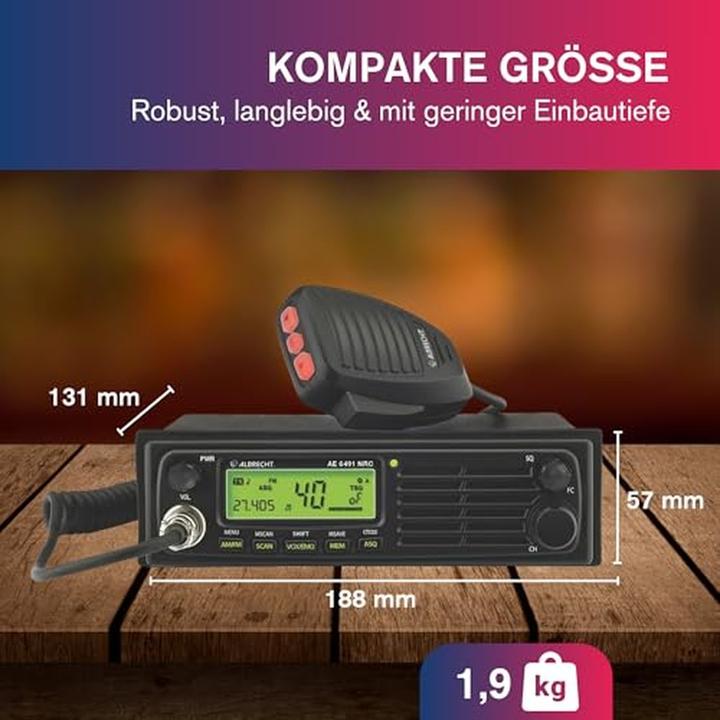 Image du produit Albrecht AE 6491 NFC (10 km)