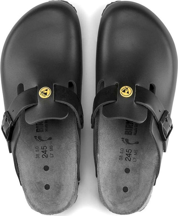 Actual product image Birkenstock Boston ESD Natural leather Normal (39)