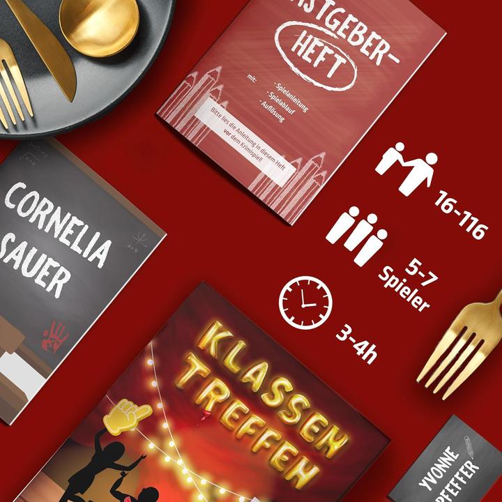 Productafbeelding Mord bei Tisch Klassenreünie - Misdaaddiner (Duits)