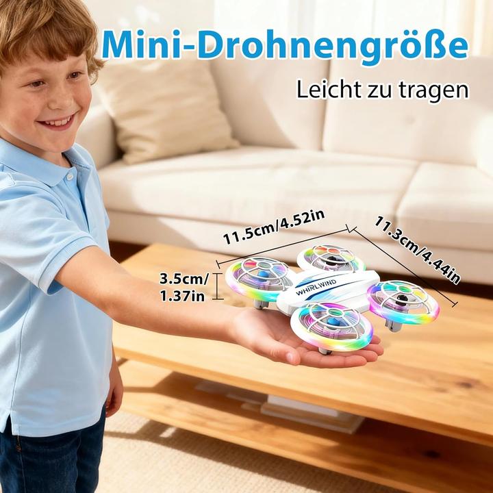 Produktbild Baldr AC09 Mini-Drohne für Kinder mit LED-Lichtern