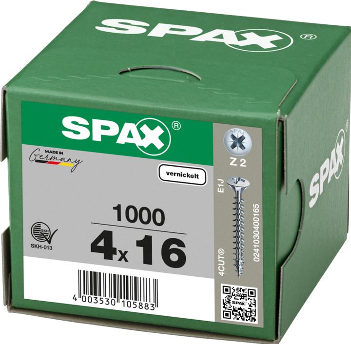 Produktbild Spax Spanplattenschrauben (1000 Schrauben pro Stück)