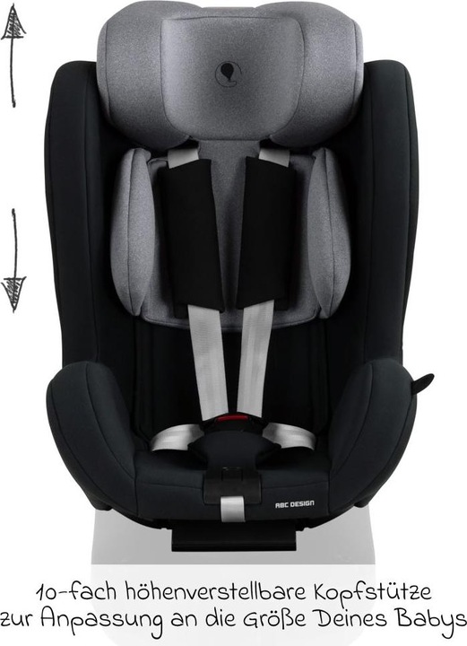 Actual product image ABC Design Reboarder-Kindersitz Lily i-Size ab Geburt (Reboarder, ECE R129/i-Size Standard)