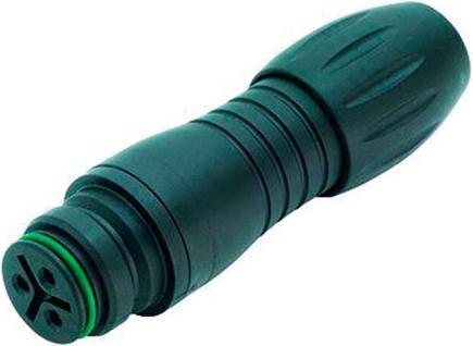 Actual product image Schubiger Series 720 3 pole female connector