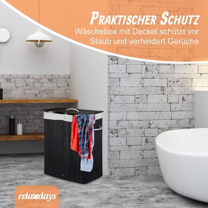 Actual product image Relaxdays laundry bin (80 l)