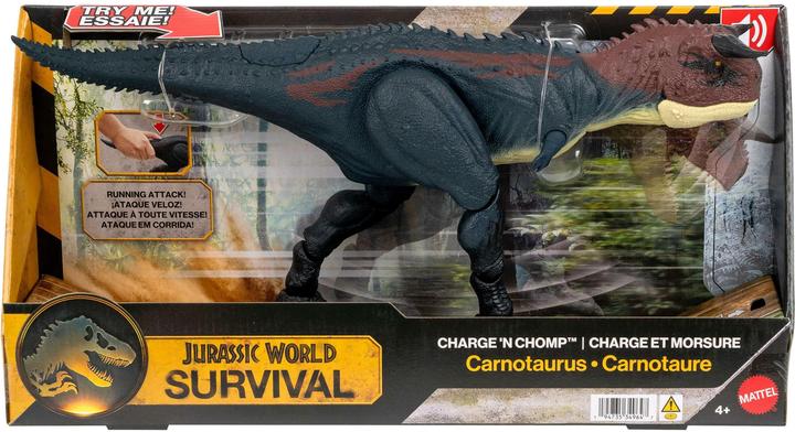Image du produit Mattel Jurassic World Charge 'N Chomp Carnotaurus