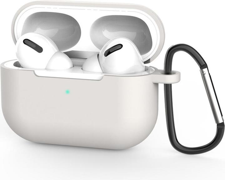 Techsuit - Silicone Case - for AirPods Pro 3, Smooth Ultrathin Material - Light Gray