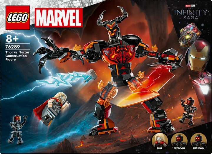 Immagine prodotto LEGO Figura di costruzione di Thor contro Surtur (76289, LEGO Marvel)