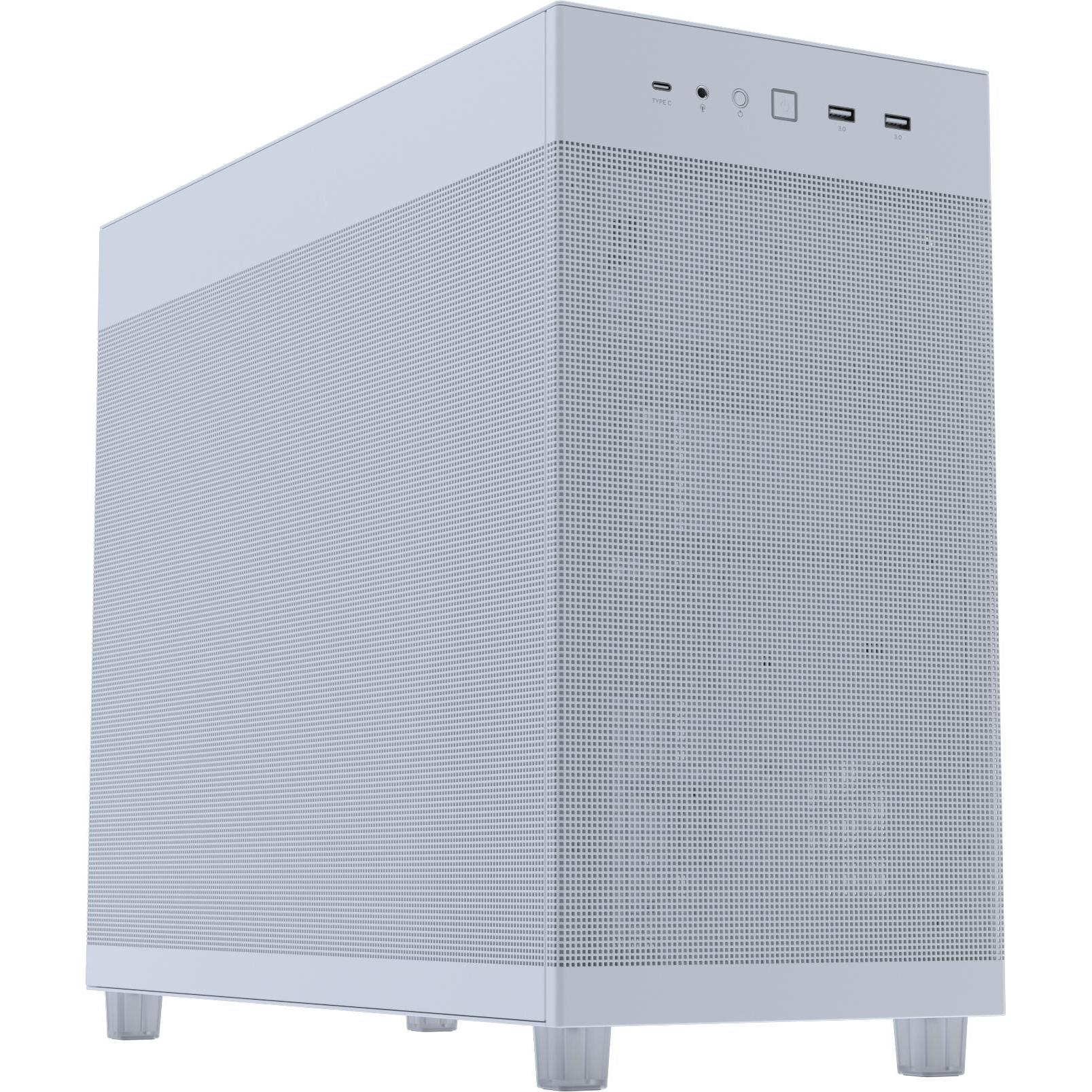 ASUS Geh PRIME AP303 MESH WHITE (mATX, Mini-ITX, ATX), PC Gehäuse, Weiss