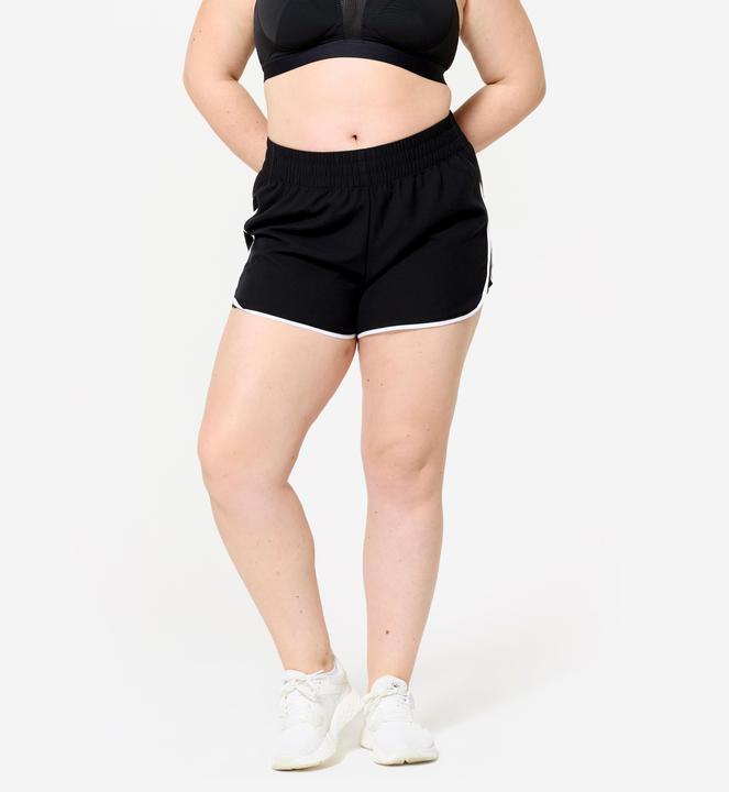 Produktbild Domyos Shorts kurz leicht - schwarz/weiss (XL)