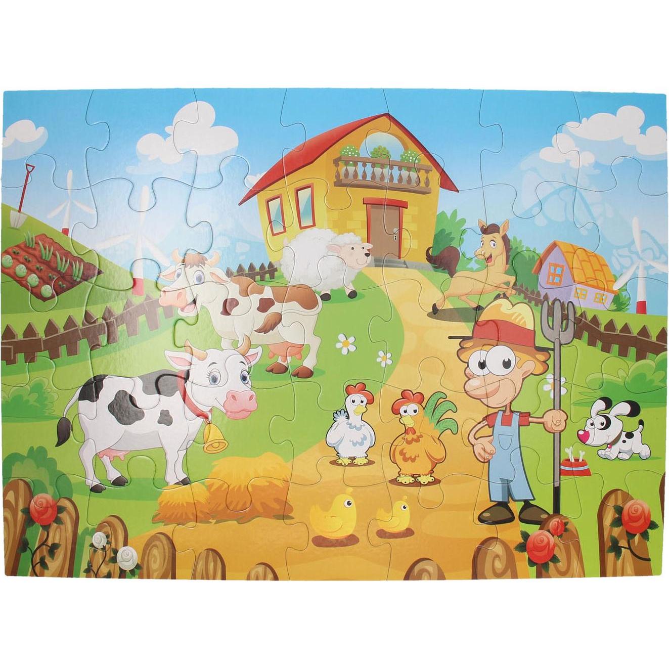 Thumbnail - Bodenpuzzle Bauernhof, 35-tlg. (35 Teile)