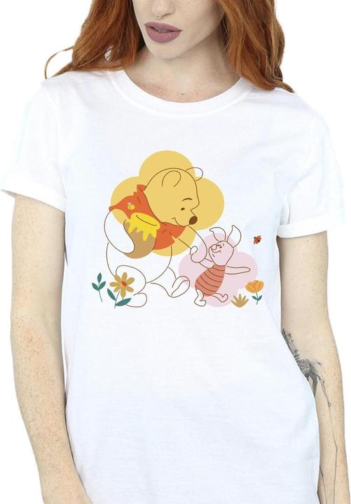 Immagine prodotto Disney Winnie The Pooh Piglet Maglietta Ampia Donna (4XL)