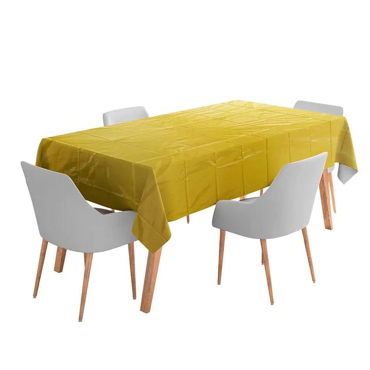 Image du produit Boland Folientischdecke Eid Mubarak 120 x 180 cm Gold (120 x 180 cm)