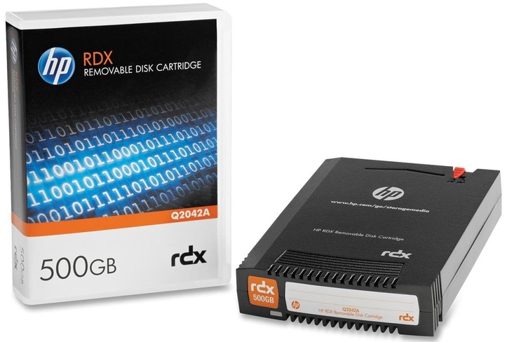 HPE RDX Removable Cartridge (RDX, 500 GB)