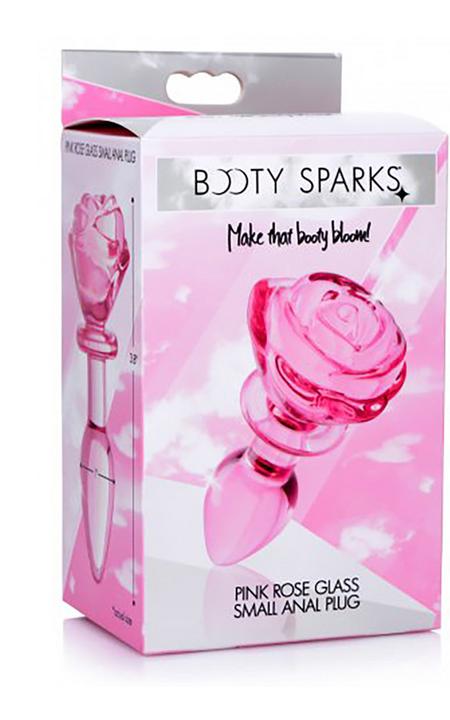 Produktbild XR Brands Glass Small Anal Plug Rose