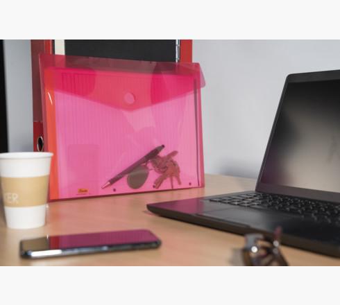 Image du produit Exacompta Sachet de 5 pochettes-enveloppes polypropylène - A4 - Couleurs assorties (A4, 5 x)