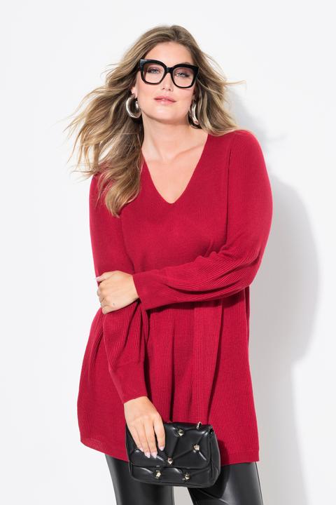 Actual product image Miamoda Pullover, KaschmirFeel, breites Schösschen (56)