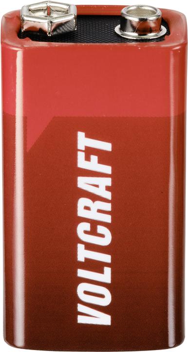 Produktbild Voltcraft 6LR61 9 V Block-Batterie Alkali-Mangan 550 mAh 9 V 1 St. (1 Stk., 9V Block, 550 mAh)