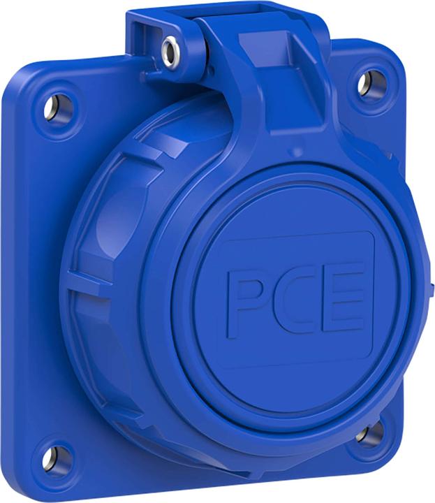 Actual product image PCE 20352-8b Socket outlet with hinged cover 16A 3p 250V IP66/68 Nautilus