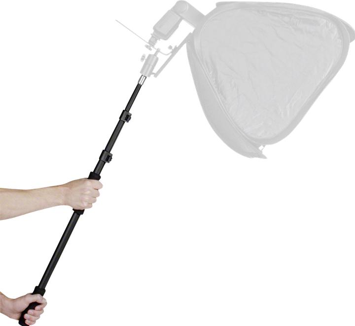 Actual product image Walimex TELESKOP extension arm with handle 63-163cm (Swivel handle)