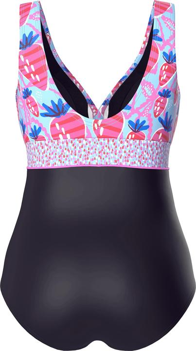 Produktbild Ulla Popken Badeanzug, Erdbeeren, Zierband, Softcups, recycelt (56)