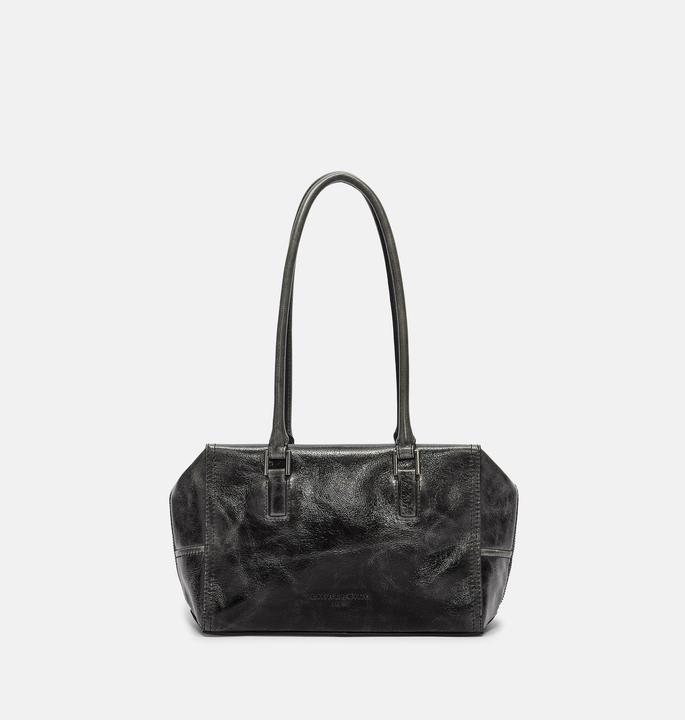 Produktbild Liebeskind Berlin Satchel Kleine Bowling Bag aus Rindsleder mit glossy Finish