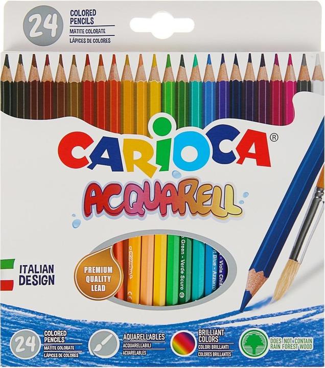 Image du produit Carioca Crayon de couleur Acquarell (24x)