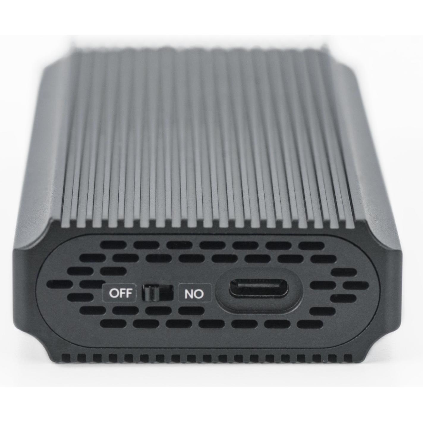 Thumbnail - Digitus USB M.2 Festplattengehäuse, SDD, extern, NVMe, 40Gbps, USB 4.0, Aluminium, toolfree (M.2 2280, M.2 2230, M.2 224...