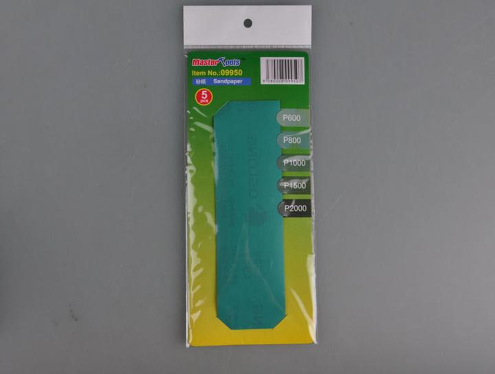 Master Tools Schleifpapier (1000, 1500, P 2000, P800, P600)