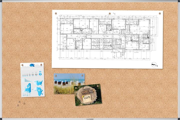 Produktbild Legamaster Pinnwand Unite 100 cm x 150 cm, Braun (Pinnwand, 150 x 100 cm)