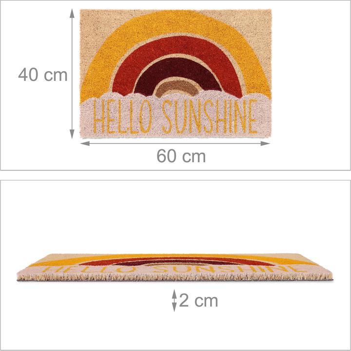 Produktbild Relaxdays Fussmatte (60 x 40 cm)