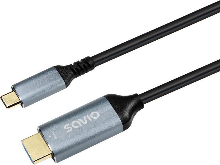 Produktbild Savio USB-C to HDMI v20b cable, 3m, copper CL-184 (3 m, USB Typ C, 2.0b)