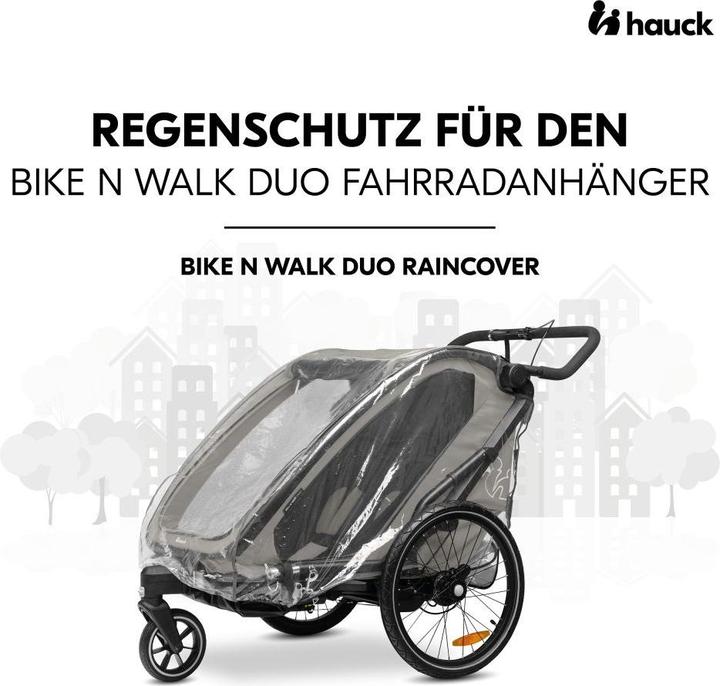 Produktbild Hauck Regenschutz für Fahrradanhänger Bike N Walk