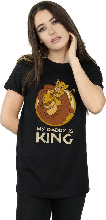 Immagine prodotto Disney The Lion King My Daddy Is King Maglietta Ampia Donna (XL)