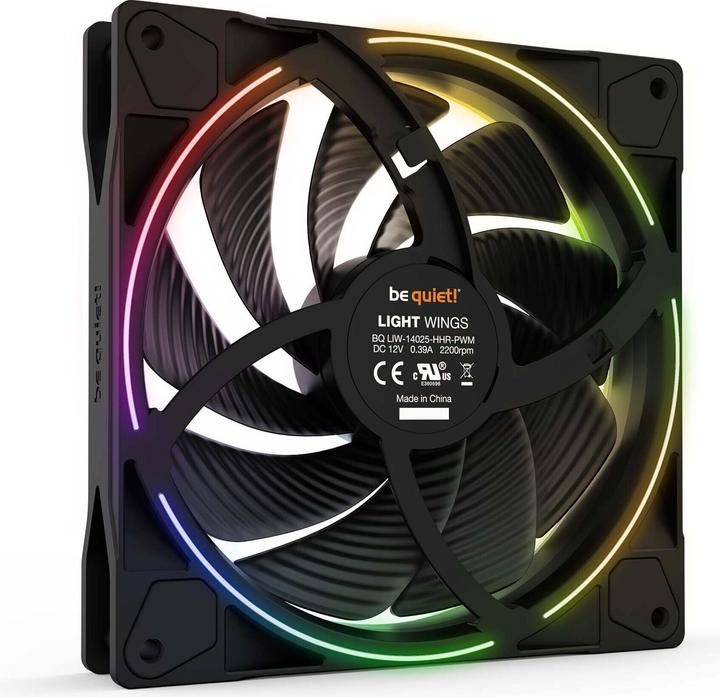Actual product image be quiet! Light Wings (140 mm, 3x)