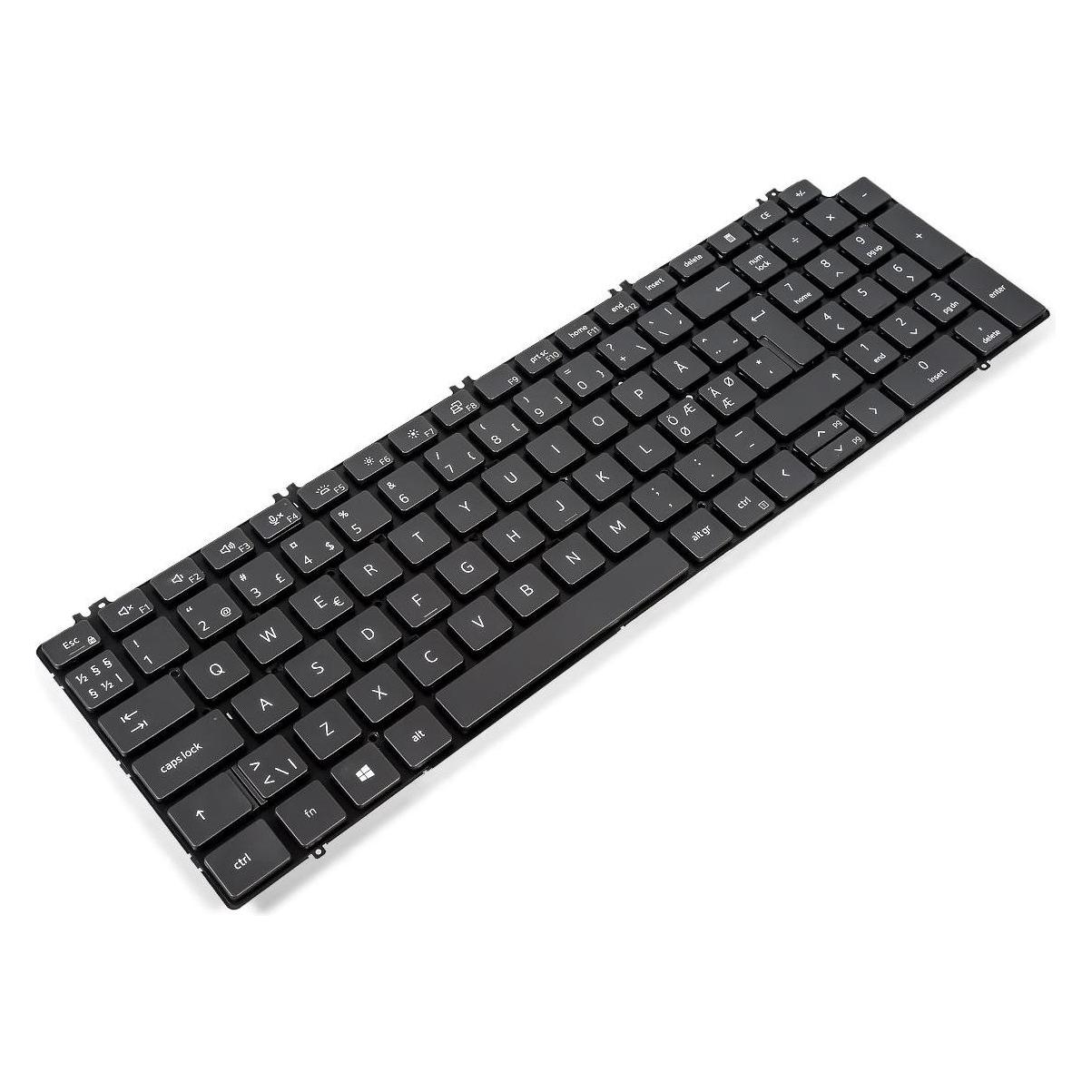Dell Keyboard 100, N-EEUR (Eng. Int., Kabelgebunden), Tastatur, Schwarz