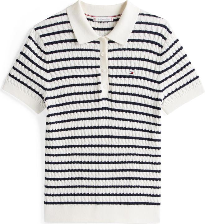 Produktbild Tommy Hilfiger Kabelpullover mit Knopfleiste (XS)