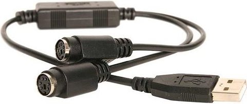 Produktbild StarTech USB To Ps2 Adapter (0.44 m, PS/2)