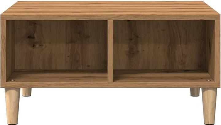 Immagine prodotto vidaXL Couchtisch Artisan-Eiche 60x60x30 cm Holzwerkstoff (60 x 60 x 30 cm)