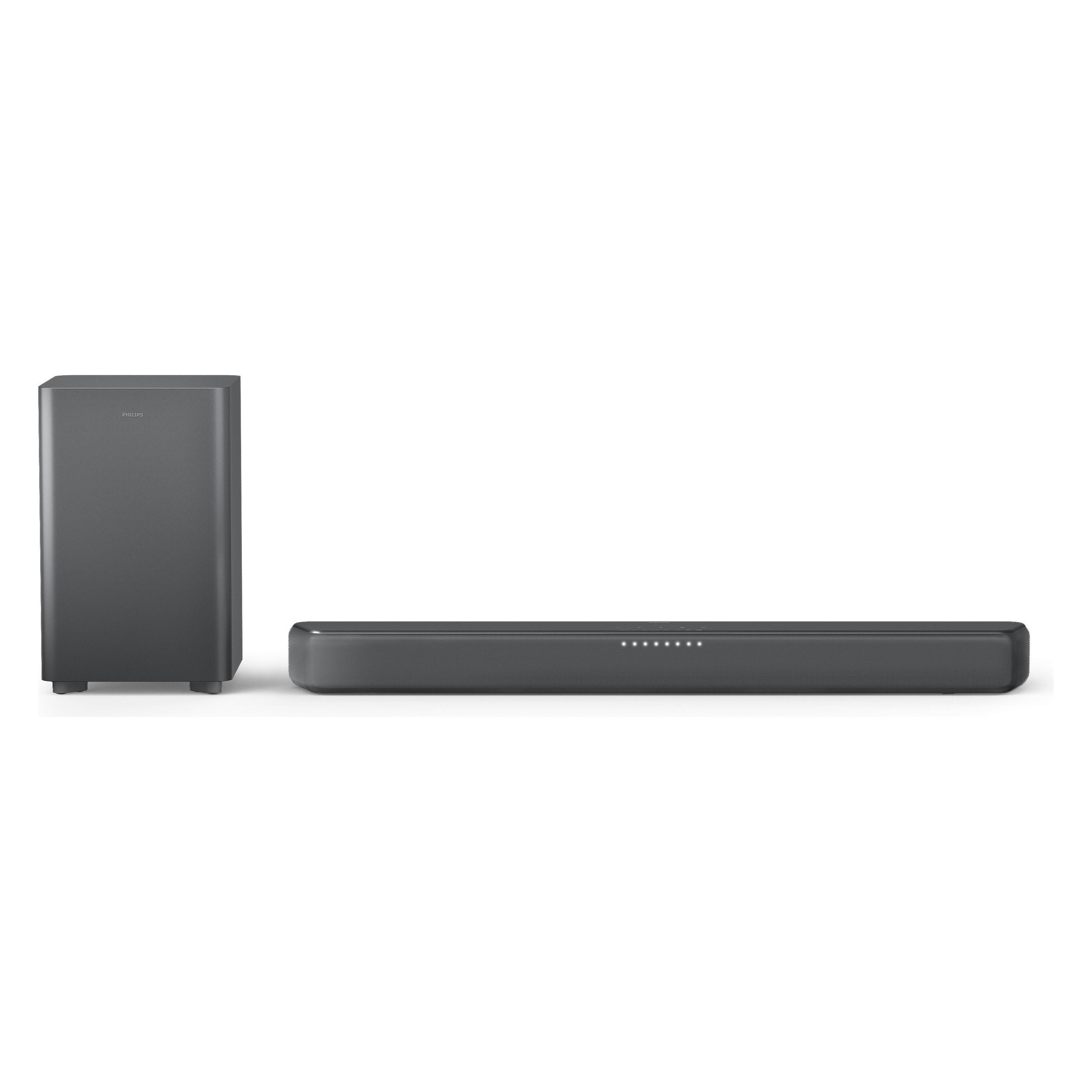 Philips TAB5309/10 (120 W, 2.1 Kanal), Soundbar, Grau