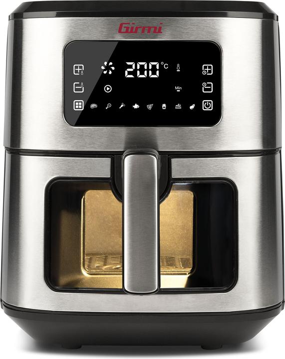 Produktbild Girmi FG8800 Friteuse Single 6,5 L Unabhängige 1700 W Heissluftfritteuse Schwarz, Stahl i